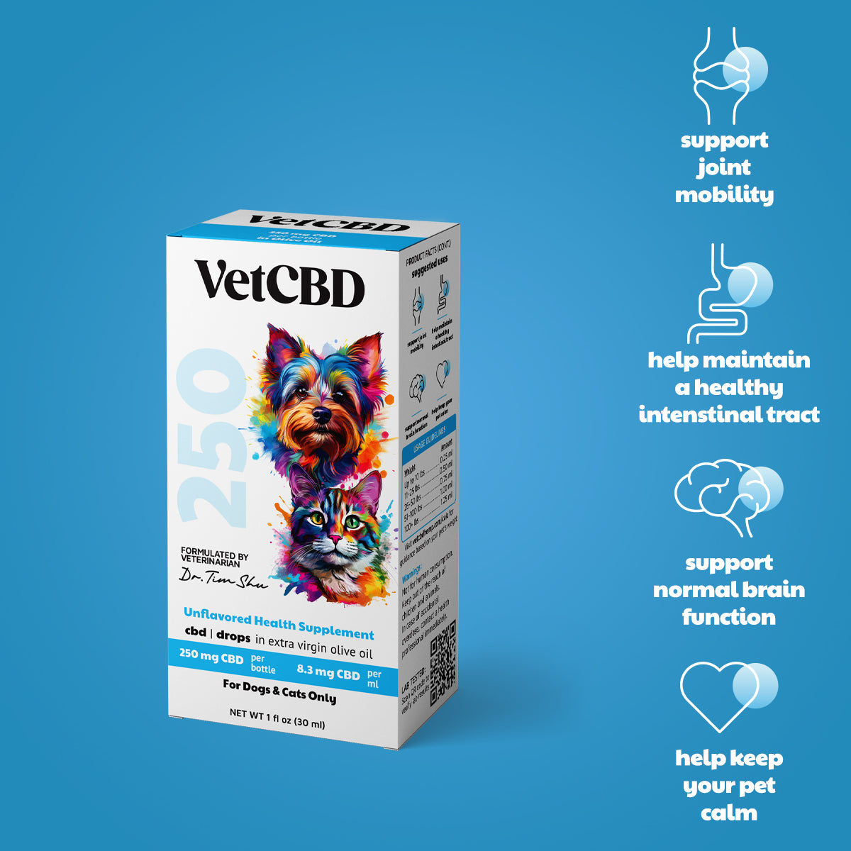 CBD Oil for Dogs & Cats | VetCBD Hemp